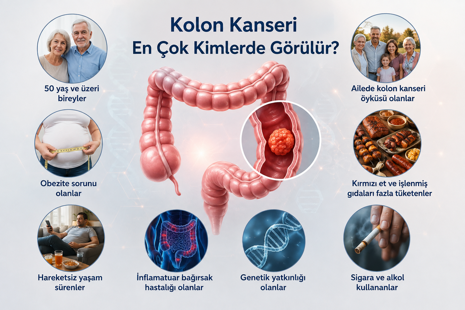 Kolon Kanseri En Çok Kimlerde Görülür